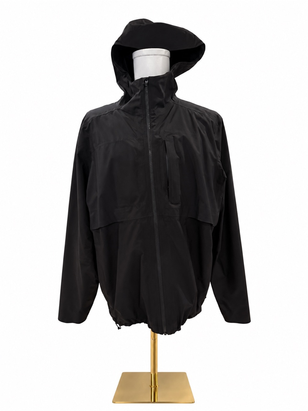 Lululemon Black Hooded Technical Jacket – Size XXL